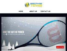 Tablet Screenshot of biscaynetennis.com